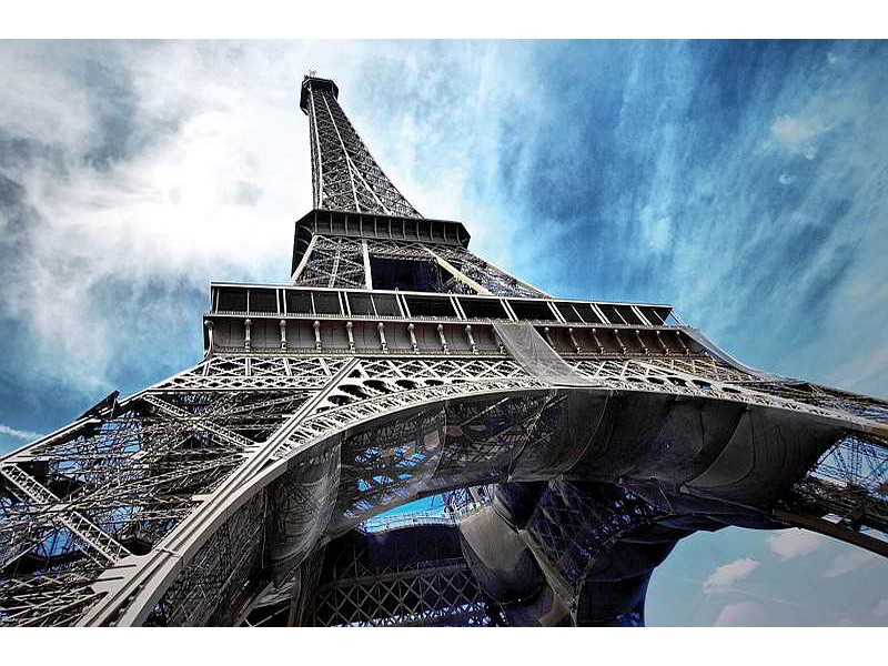 144V8 - Fototapet Paris Eiffeltornet
