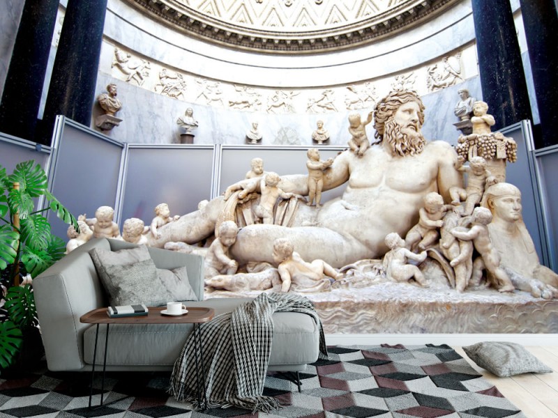 Fototapet en romersk skulptur i Vatikanmuseet (12000955)