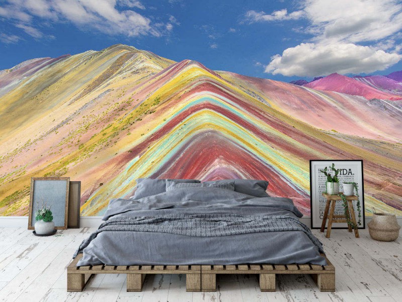 Fototapet Rainbow Mountains In Peru
