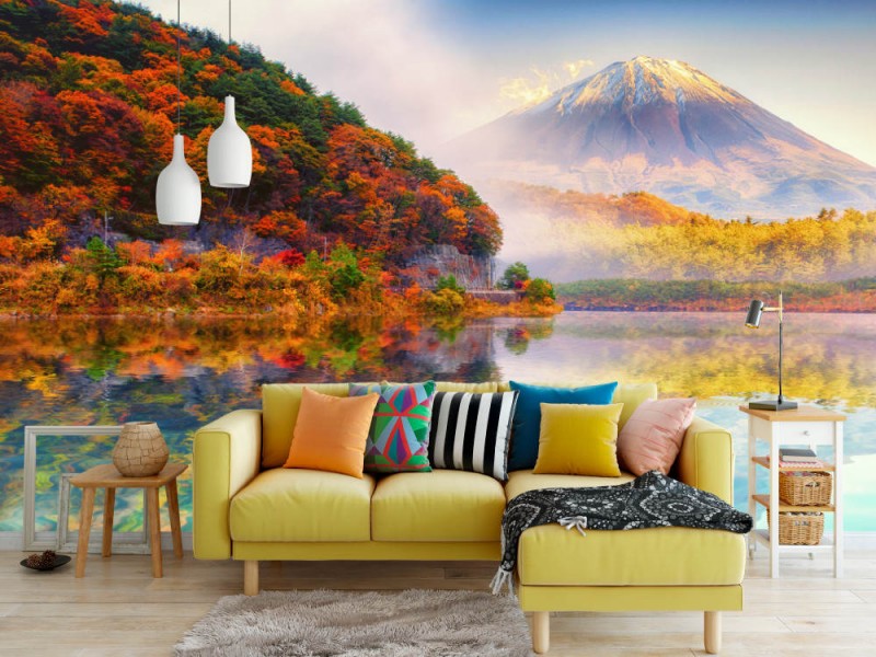 Fototapet Fuji Mount In Autumn